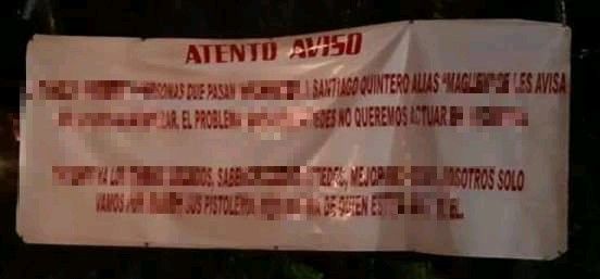 Hallan “narcomanta” en Buenavista
