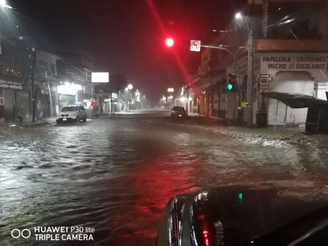 Seis colonias populares, afectadas por tormenta del lunes