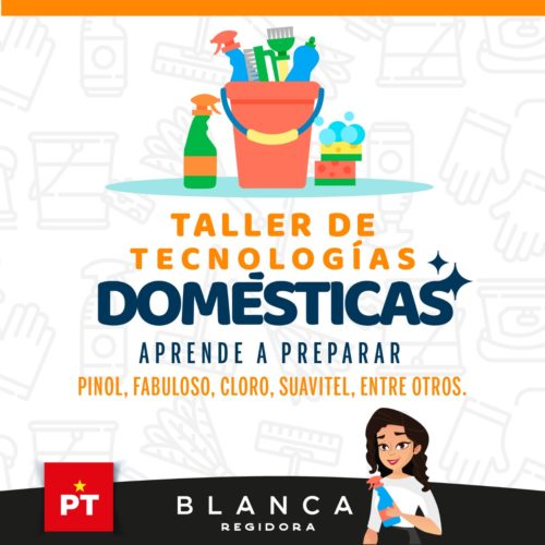 Talleres de tecnologías, bajo auspicios de regidora