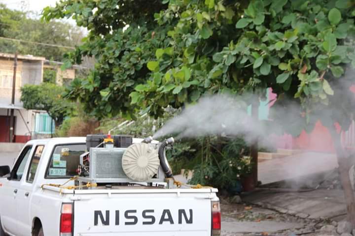 Campaña permanente de nebulización, en Múgica