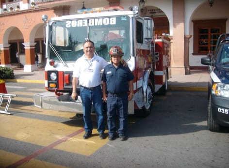 Nuevo camión cisterna, aliciente para bomberos: FBS