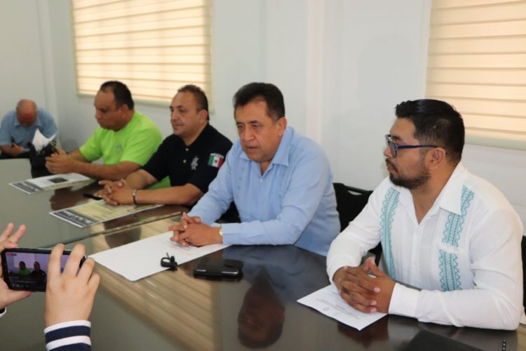 Ofrece gobierno municipal seguridad durante la fiesta de Acahuato