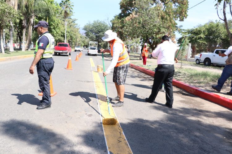 Balizan las "paradas" de transporte público