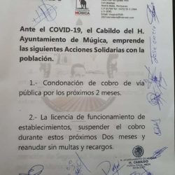 Ayuntamiento de Múgica emprende las siguientes acciones solidarias con la población