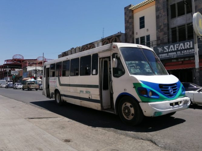 Transporte público de Apatzingán no parará por CV-19