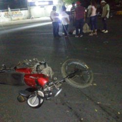 Atropellan a motociclista; el responsable se dio a la fuga
