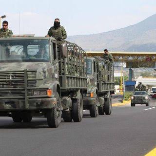 Ejército Mexicano traslada insumos médicos a Apatzingán