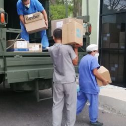 Llegan insumos médicos a la 43 Zona Militar