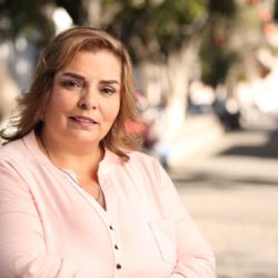 Selene Vázquez es la única mujer aspirante a la gubernatura
