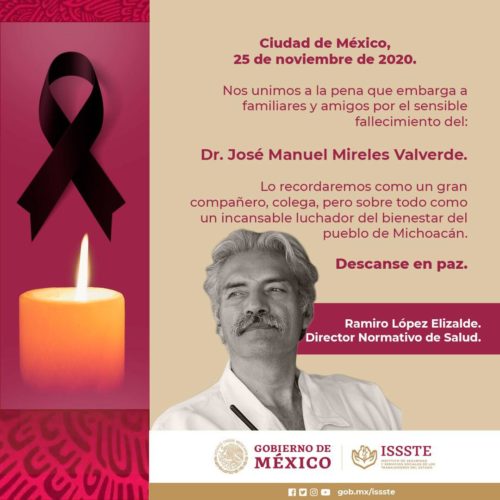 Pierde la batalla Mireles; murió a.las 18:30 horas
