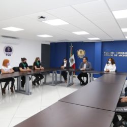 Acuerdan Adrián López Solís y activistas agenda de para la investigación de delitos contra mujeres