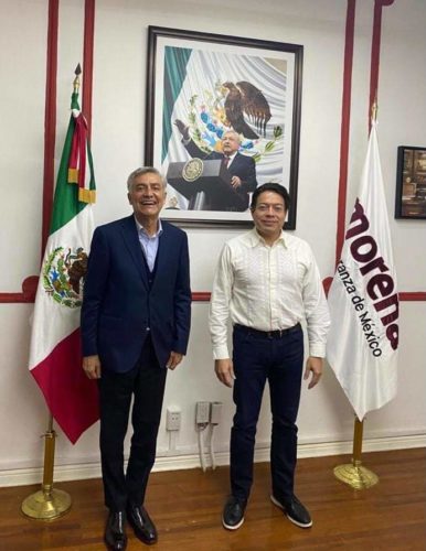 Diálogo sobre situación en Michoacán, entre Mario Delgado y Cristóbal Arias