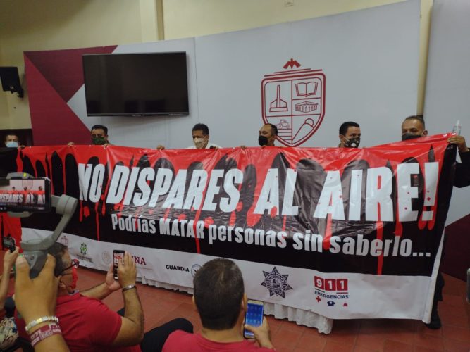 Inicia campaña “No dispares al aire”