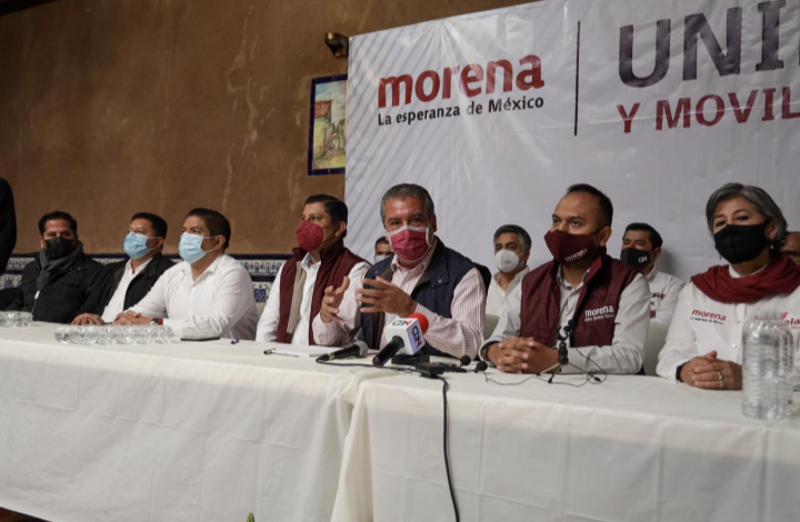 Morón recibe todo el apoyo de liderazgos de Morena, en Uruapan