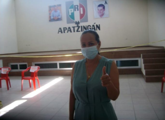 Lila Ceja defiende diputación local para el PRI en Apatzingán