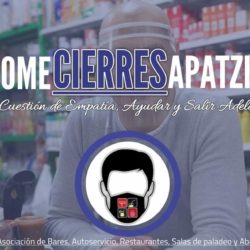 Comerciantes se manifiestan contra cierre de negocios, en Apatzingán