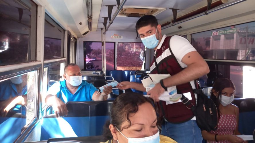 Intensifican concientización sobre medidas anti-Covid-19, en Apatzingán
