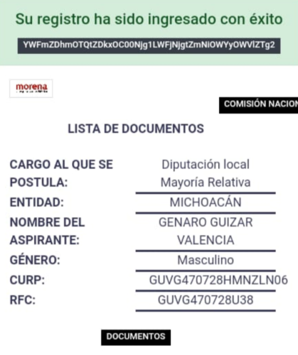 Sorpresivo registro de Genaro Guízar Valencia como precandidato de Morena