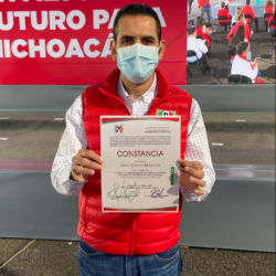 Uriel Chávez, candidato oficial de Equipo por Michoacán a la alcaldía de Apatzingán