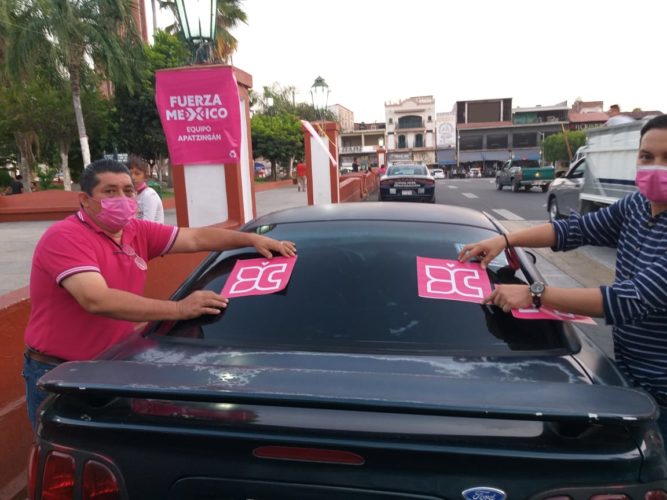 Fuerza por México se posiciona en Apatzingán