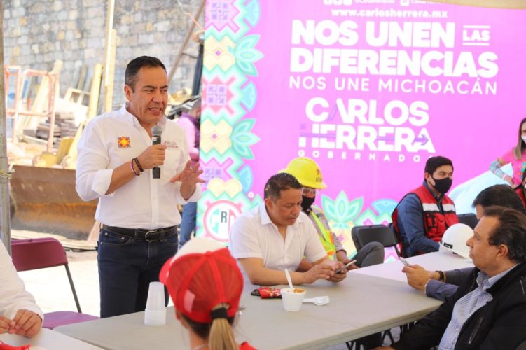 La obra pública en Michoacán será para empresas locales: Carlos Herrera