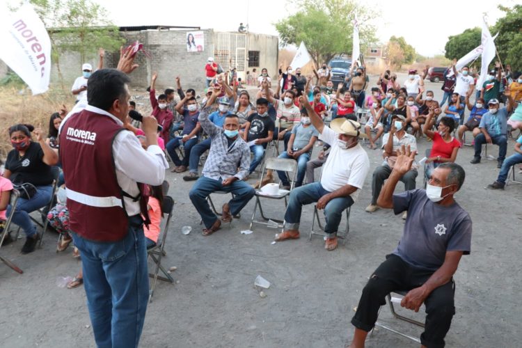 Exhorta José Luis Cruz a la defensa de la transformación de Apatzingán