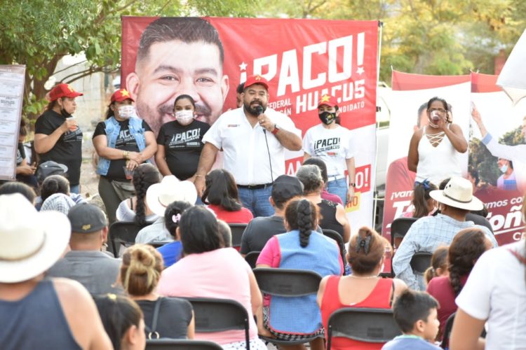Votar por la transformación es votar por el proyecto de nación: Francisco Huacus