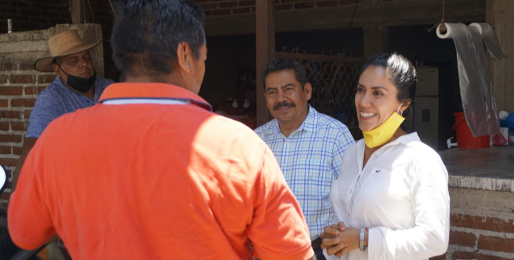 Acompaña Ángel Custodio Virrueta a candidatos de la alianza PRD-PRI-PAN