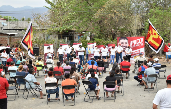 Nuestro trabajo, la mejor carta de presentación ante el electorado: Francisco Huacus