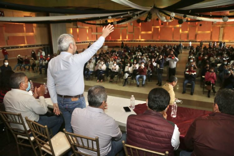 La transformación se nota en participación política de la mujer: Bedolla
