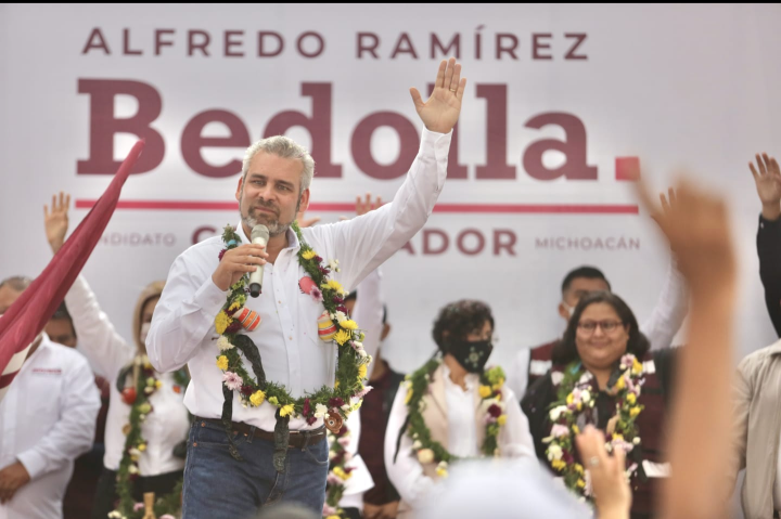 La fuerza de Morena está en el pueblo que ya decidió votar por un cambio: Bedolla
