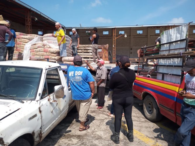 Entrega municipio materiales para construcción