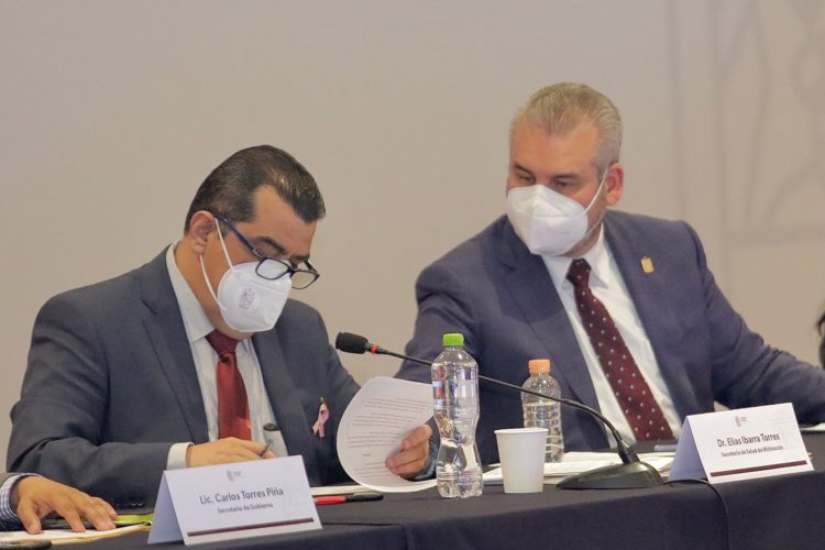 Con apoyo federal se fortalecerá el abasto de medicamentos en sector salud: Bedolla