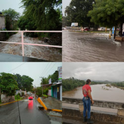 Llueve en Apatzingán cinco horas continuas; reportan incidentes menores