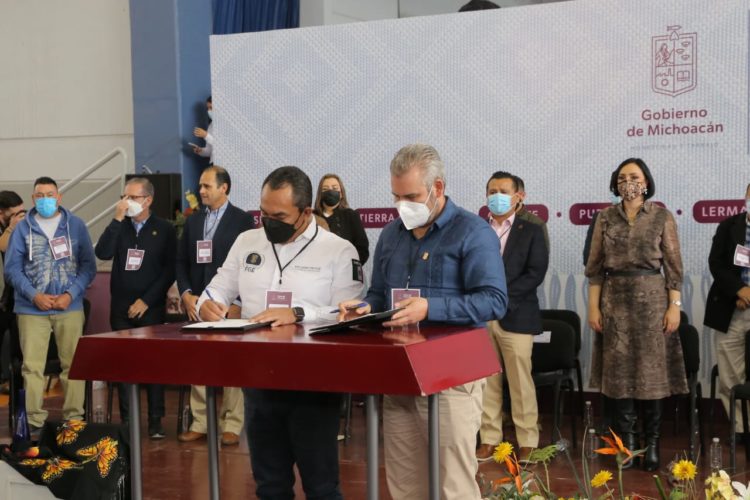 Gobierno y FGE firman convenio de seguridad y justicia