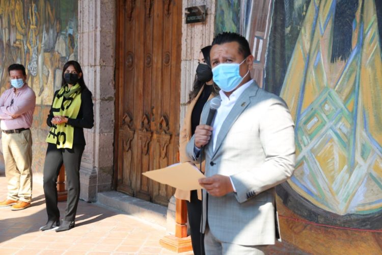 Restauran palacio de gobierno; Torres Piña encabeza inicio de trabajos