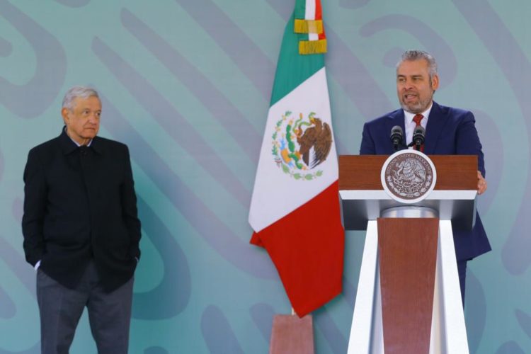 "Los michoacanos no estámos solos, tenemos el respaldo del Gobierno de México": Bedolla