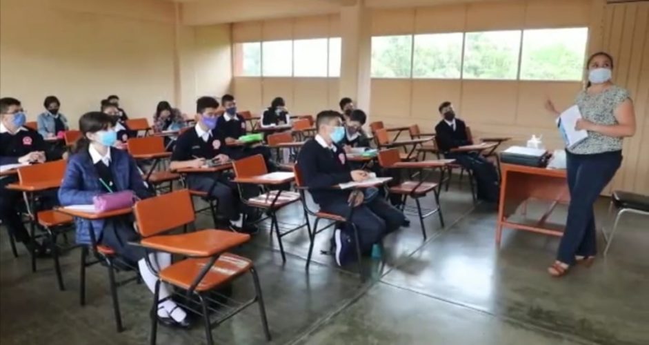 Continúan en Michoacán las clases presenciales