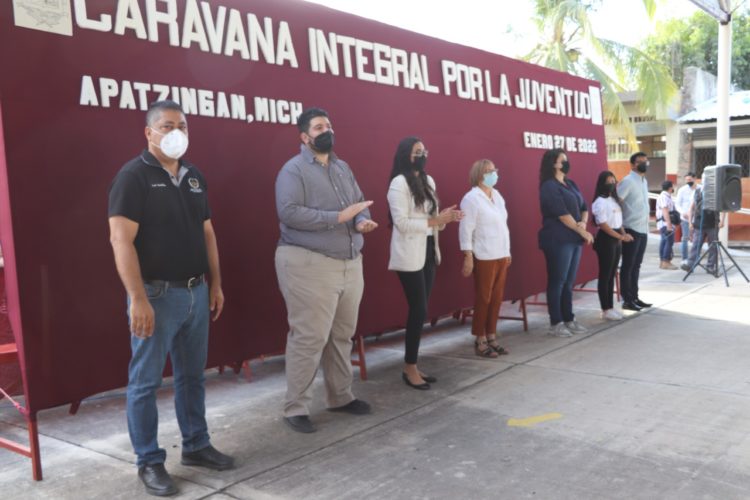 Difunde valores la Caravana Integral de la Juventud, en Apatzingán 