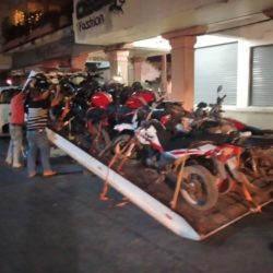 33 motocicletas enviadas al corralón, en Apatzingán