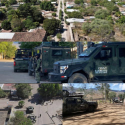 1,335 elementos de la Sedena, GN y PM, ingresan a El Naranjo de Chila y San José de Chila