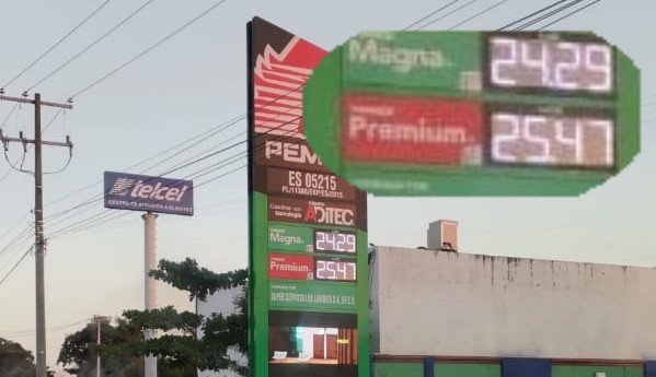 Nuevo disparo de precios de combustibles, en Apaztzingán