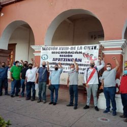 Anuncia la CNTE toma de palacio y Rentas el viernes