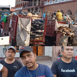 Impiden habitantes de Los Cuiniques tirar basura; no les han reparado el camino