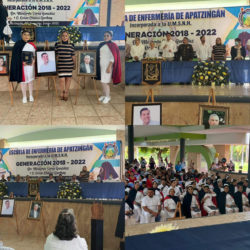 Nueva generación de enfermería egresa, en Apatzingán